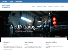 Tablet Screenshot of nettogarage.nl